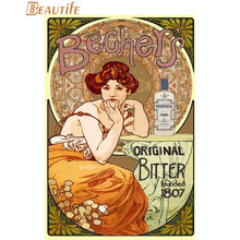 Load image into Gallery viewer, Hot Sale Custom absinthe poster art nouveau Poster Home Decoration Fashion Silk Fabric Wall Poster Custom Poster