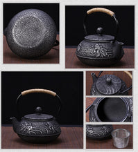 Load image into Gallery viewer, New 7 Chioces Cast Iron Teapot Set Japanese Tea Pot Tetsubin Kettle Enamel 900ml Kung Fu Infusers Metal Net Filter Cooking Tools