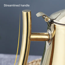 Load image into Gallery viewer, 1920&#39;s Stainless Steel Kettle in Gold and Silver