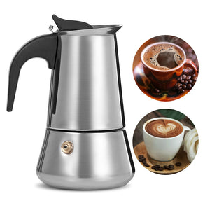 Stainless Steel Moka Coffee Pot Coffee Maker Stovetop Espresso Maker 2017 New Arrival Coffee Makers Espresso Machines With Filt