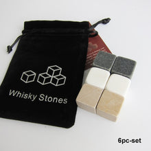 Load image into Gallery viewer, Drixon 100% Natural Whiskey Stones Sipping Ice Cube Whisky Stone Whisky Rock Cooler Wedding Gift Favor Christmas Bar