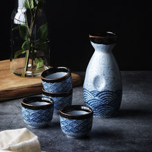 Load image into Gallery viewer, NIMITIME  Japanese Style Sake Wine Warm Chinese Wine Set Home Ceramic Sake Wine Set