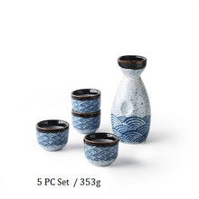 Load image into Gallery viewer, NIMITIME  Japanese Style Sake Wine Warm Chinese Wine Set Home Ceramic Sake Wine Set